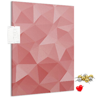 Tabla de pluta Model triunghi geometric roz abstract