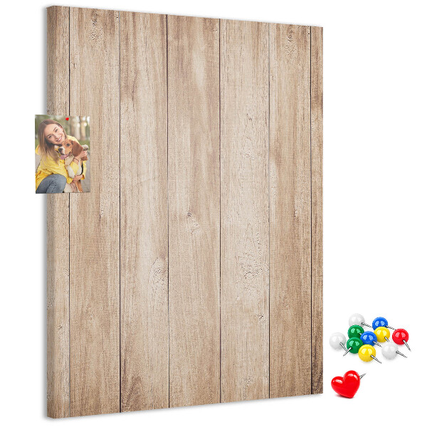 Tabla de pluta Model natural de plăci de lemn pe fundal