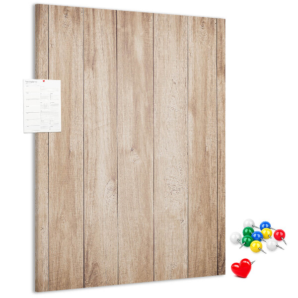 Tabla de pluta Model natural de plăci de lemn pe fundal