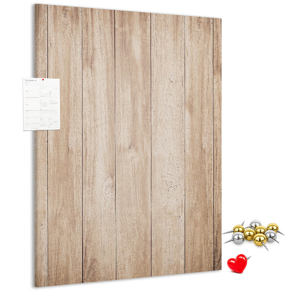 Tabla de pluta Model natural de plăci de lemn pe fundal
