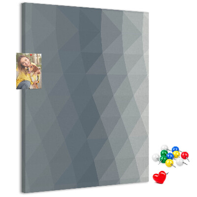 Panou plută Model geometric în nuanțe de gri