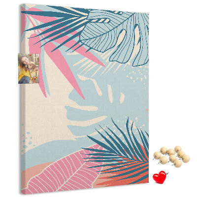 Tabla de pluta Model tropical cu frunze de palmier