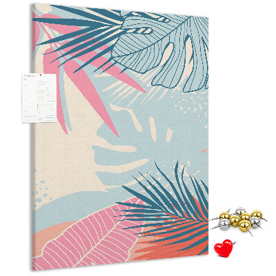 Tabla de pluta Model tropical cu frunze de palmier
