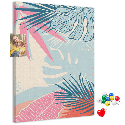Tabla de pluta Model tropical cu frunze de palmier