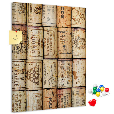 Tabla de pluta Dopuri de vin în stil rustic