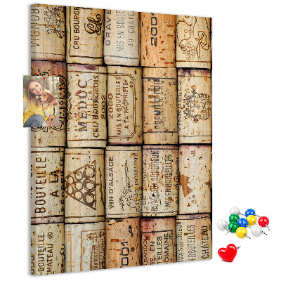 Tabla de pluta Dopuri de vin în stil rustic