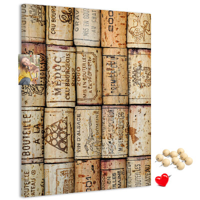 Tabla de pluta Dopuri de vin în stil rustic