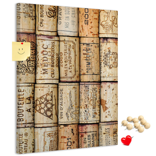 Tabla de pluta Dopuri de vin în stil rustic
