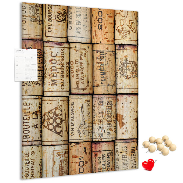 Tabla de pluta Dopuri de vin în stil rustic