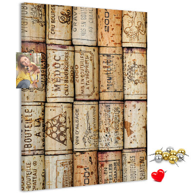 Tabla de pluta Dopuri de vin în stil rustic