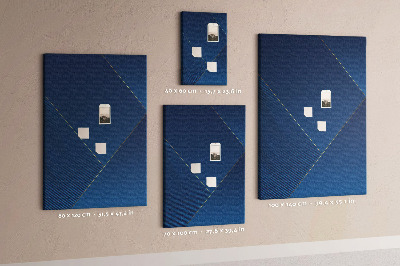 Panou plută Design modern în nuanțe de albastru
