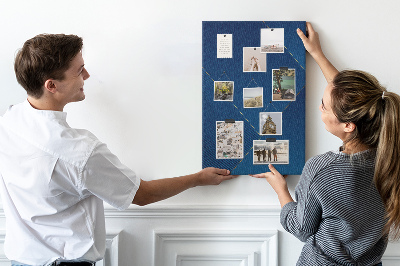 Panou plută Design modern în nuanțe de albastru