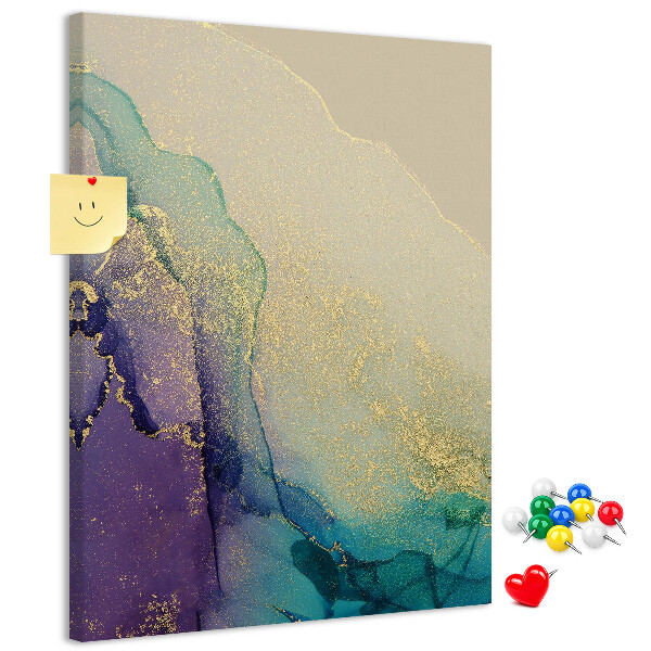 Tabla de pluta Model abstract cu accente violet