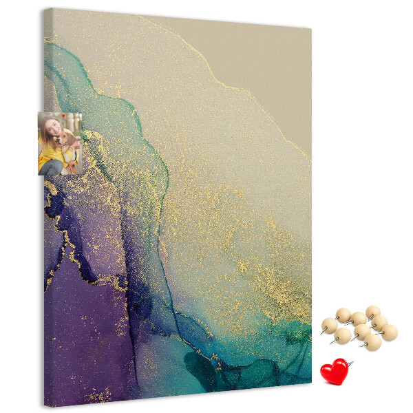 Tabla de pluta Model abstract cu accente violet