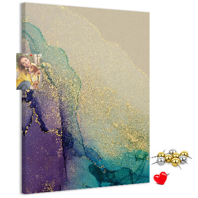 Tabla de pluta Model abstract cu accente violet