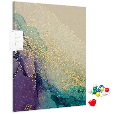 Tabla de pluta Model abstract cu accente violet