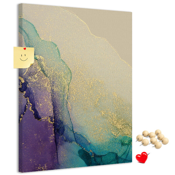 Tabla de pluta Model abstract cu accente violet