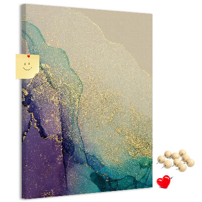 Tabla de pluta Model abstract cu accente violet