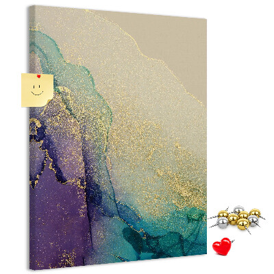 Tabla de pluta Model abstract cu accente violet