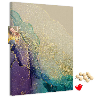 Tabla de pluta Model abstract cu accente violet