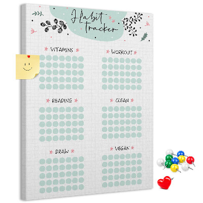 Tabla de pluta Urmărirea Obiceiurilor Minimalist