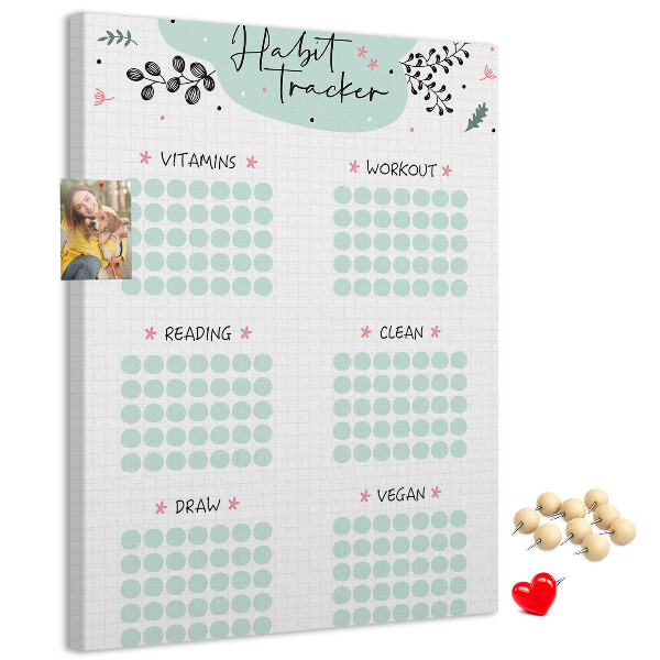 Tabla de pluta Urmărirea Obiceiurilor Minimalist