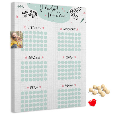 Tabla de pluta Urmărirea Obiceiurilor Minimalist