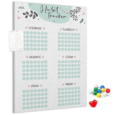 Tabla de pluta Urmărirea Obiceiurilor Minimalist