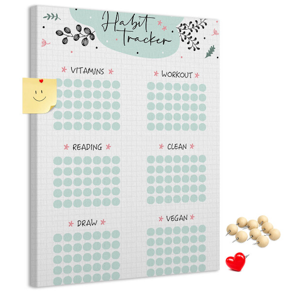 Tabla de pluta Urmărirea Obiceiurilor Minimalist