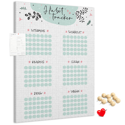 Tabla de pluta Urmărirea Obiceiurilor Minimalist