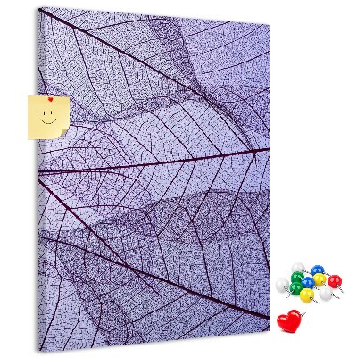 Tabla de pluta Frunze delicate în nuanțe de violet