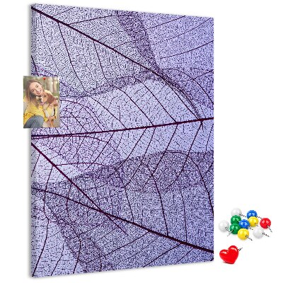 Tabla de pluta Frunze delicate în nuanțe de violet