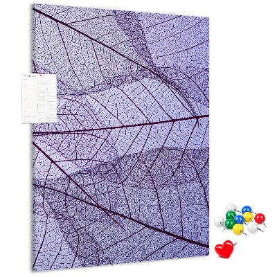 Tabla de pluta Frunze delicate în nuanțe de violet