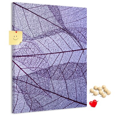 Tabla de pluta Frunze delicate în nuanțe de violet