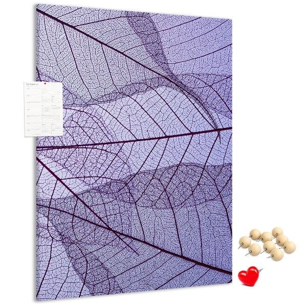 Tabla de pluta Frunze delicate în nuanțe de violet