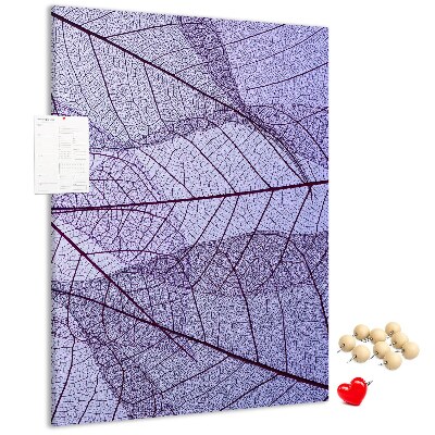 Tabla de pluta Frunze delicate în nuanțe de violet