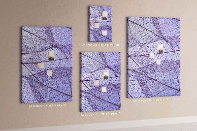 Tabla de pluta Frunze delicate în nuanțe de violet