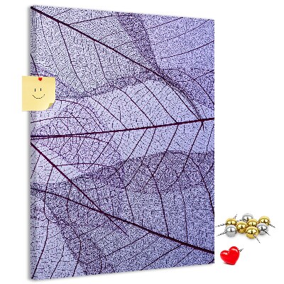 Tabla de pluta Frunze delicate în nuanțe de violet