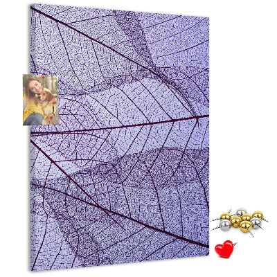 Tabla de pluta Frunze delicate în nuanțe de violet