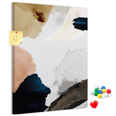 Tabla de pluta Pete abstracte în culori estompate