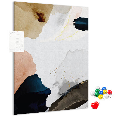 Tabla de pluta Pete abstracte în culori estompate