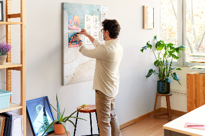 Tabla de pluta Forme abstracte în culori delicate