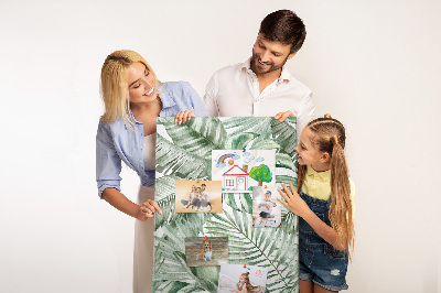 Tabla de pluta Frunze tropicale în nuanțe de verde