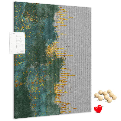Tabla de pluta Peisaj abstract în nuanțe de verde
