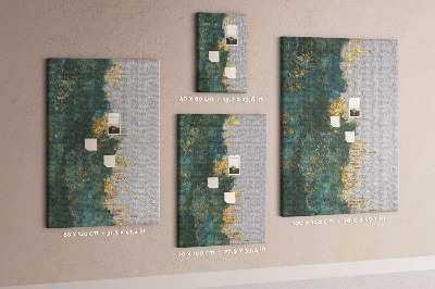 Tabla de pluta Peisaj abstract în nuanțe de verde