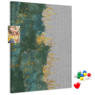Tabla de pluta Peisaj abstract în nuanțe de verde