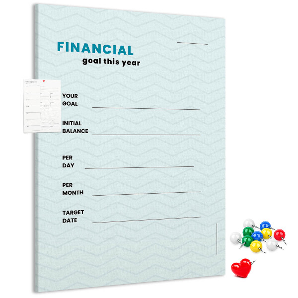Tabla de pluta O temă pentru planificarea obiectivelor financiare