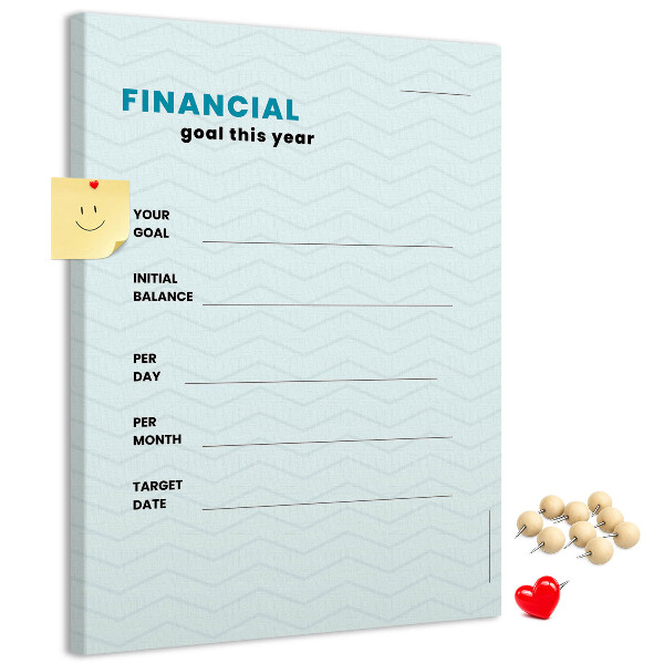 Tabla de pluta O temă pentru planificarea obiectivelor financiare