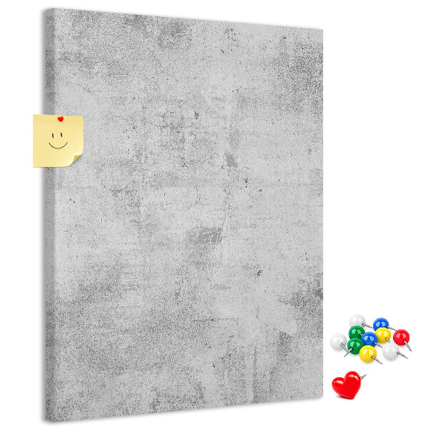 Panou plută Gri minimalist cu textură de beton