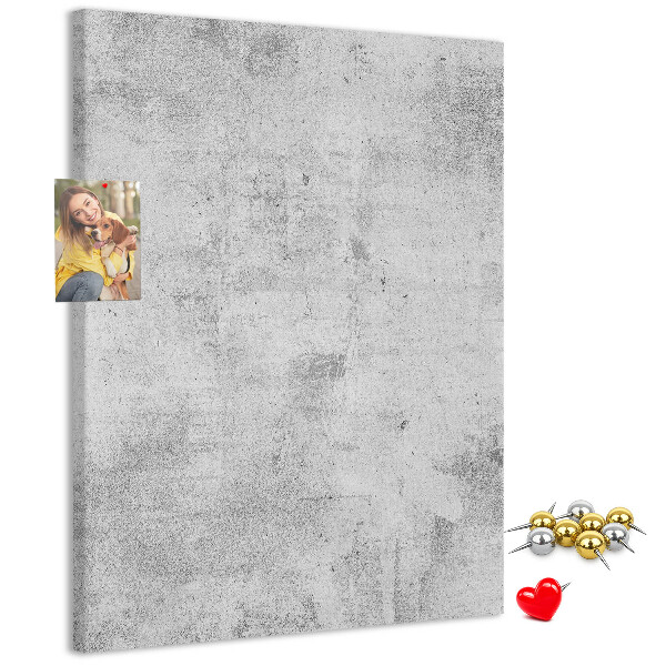 Panou plută Gri minimalist cu textură de beton